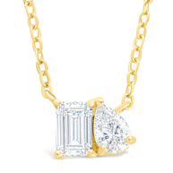 Sterling Silver Guinevere CZ Necklace