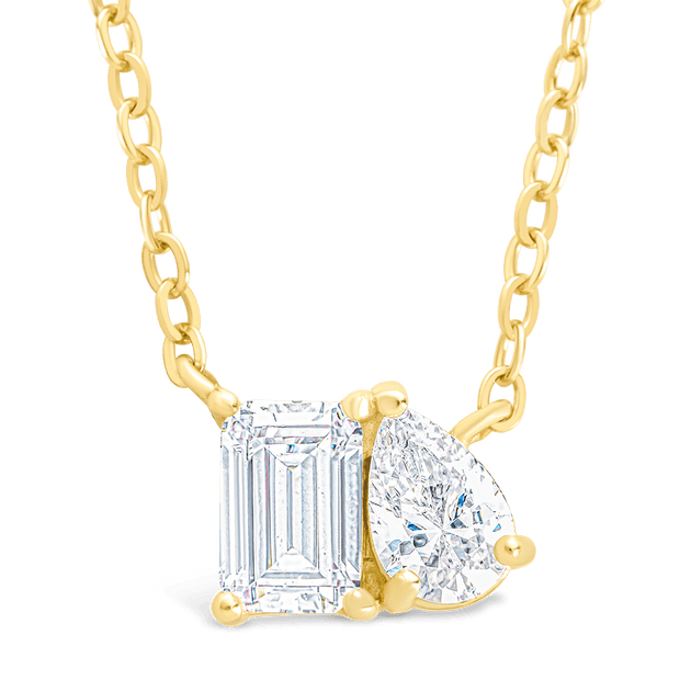 Sterling Silver Guinevere CZ Necklace