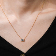 Sterling Silver Guinevere CZ Necklace
