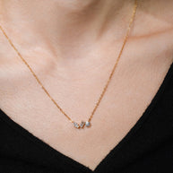 Sterling Silver Trio Cut Pendant