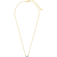 Sterling Silver Carolyn CZ Necklace