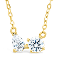 Sterling Silver Carolyn CZ Necklace
