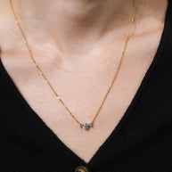 Sterling Silver Robin CZ Necklace