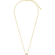 Sterling Silver CZ Disc Pendant