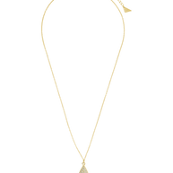 Pave CZ Tear Drop Pendant