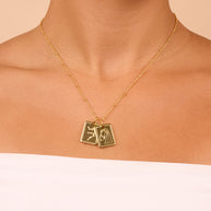 Zodiac Tag Necklace