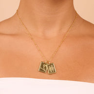 Zodiac Tag Necklace