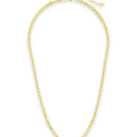 Mini Round Disk Chain Necklace