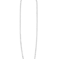 Round Disk Long Chain Necklace