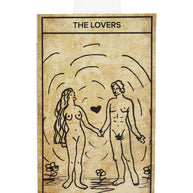 The Lovers Tarot Card Necklace