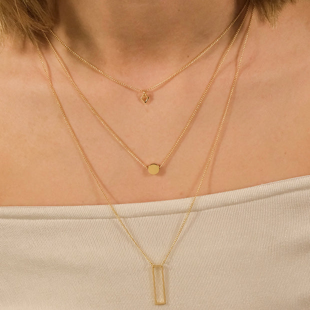 Geometric Multi Layer Necklace