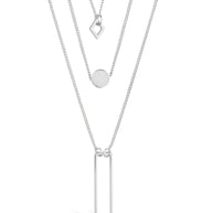 Geometric Multi Layer Necklace