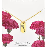Birth Flower Pendant