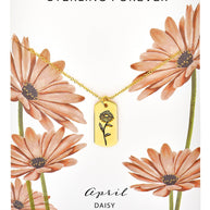 Birth Flower Pendant
