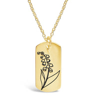 Birth Flower Pendant