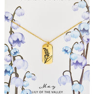 Birth Flower Pendant