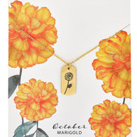 Birth Flower Pendant