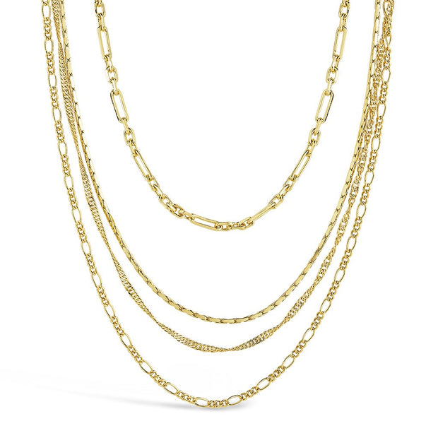Multi Chain Layered Necklace