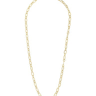 Textured Oval Link Chain
