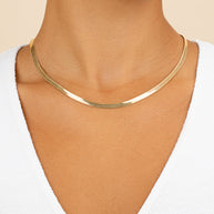 Herringbone Chain Necklace