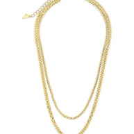 Everyday Layered Curb Chain Necklace