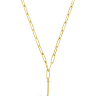 Braided Initial Pendant Necklace