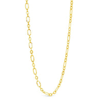 Elysia Delicate Mixed Link Chain Necklace