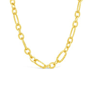 Elysia Delicate Mixed Link Chain Necklace