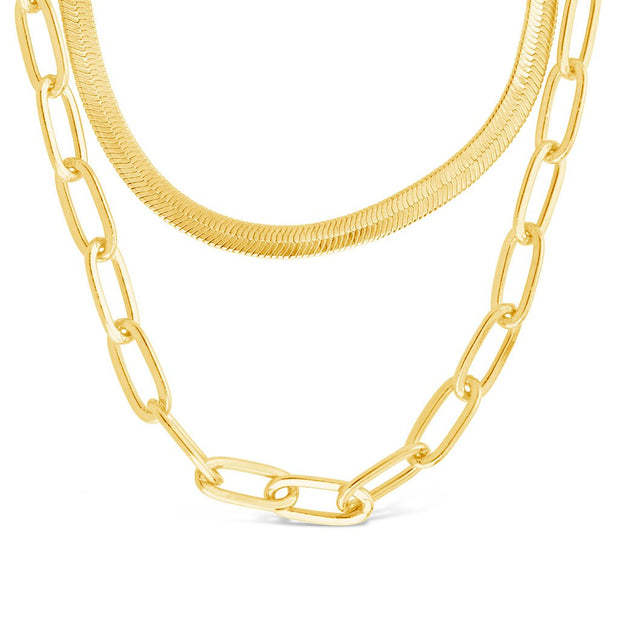 Brinley Layered Chain Necklace