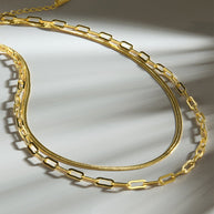 Brinley Layered Chain Necklace