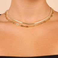 Brinley Layered Chain Necklace