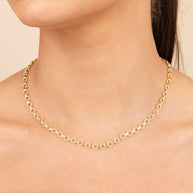 Parker Textured Chain Necklace