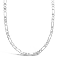 Sterling Silver Figaro Chain Necklace