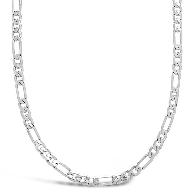 Sterling Silver Figaro Chain Necklace