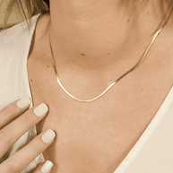 Sterling Silver Herringbone Chain