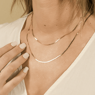 Sterling Silver Herringbone Chain
