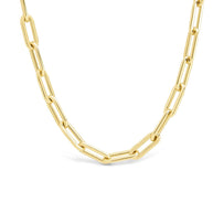 Sterling Silver Paperclip Chain Necklace
