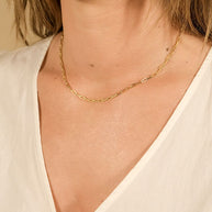 Sterling Silver Paperclip Chain Necklace