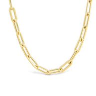 Sterling Silver Paperclip Chain Necklace