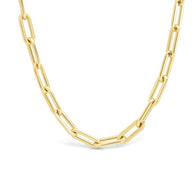 Sterling Silver Paperclip Chain Necklace