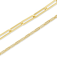 Sterling Silver Paperclip Chain Necklace