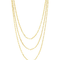 Sterling Silver Paperclip Chain Necklace