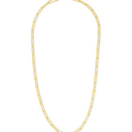 Sterling Silver Paperclip Chain Necklace