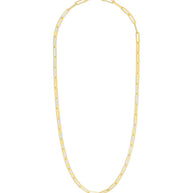 Sterling Silver Paperclip Chain Necklace
