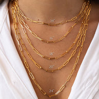 Sterling Silver Paperclip Chain Necklace
