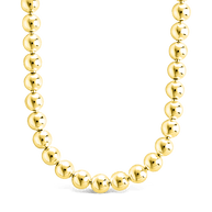 Sterling Silver Basia Dainty Beaded Chain Necklace
