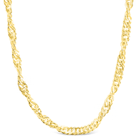 Sterling Silver Janina Delicate Twisted Chain Necklace