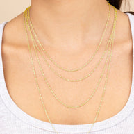 Sterling Silver Janina Delicate Twisted Chain Necklace
