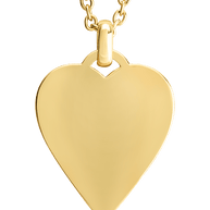Rita Polished Heart Statement Necklace
