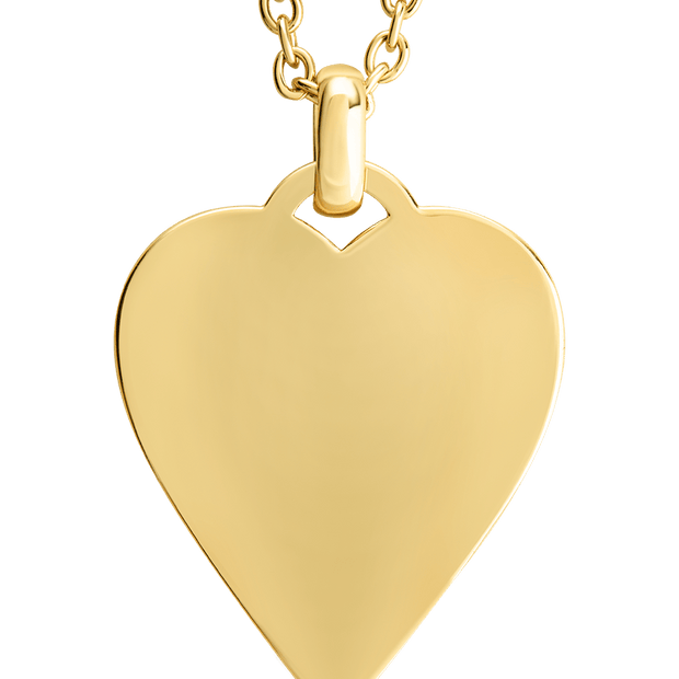 Rita Polished Heart Statement Necklace